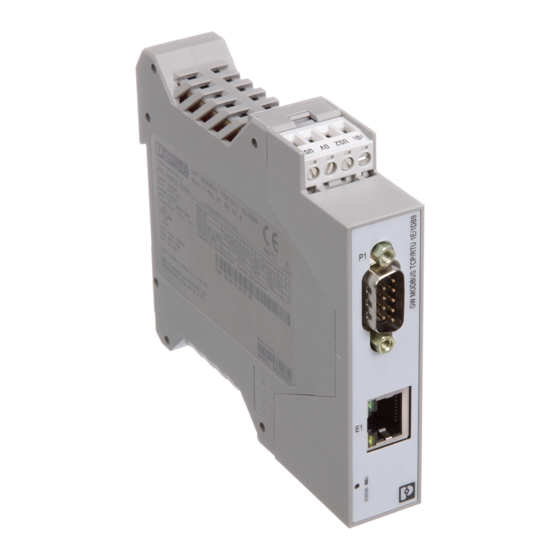 Phoenix Contact GW EIP/ASCII 1E/1DB9 User Manual