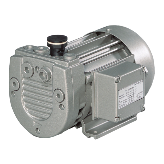 Becker VT 4.4 DC Operating Instructions Manual