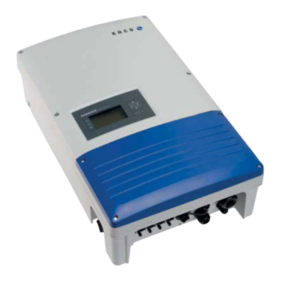 Kaco Powador 12.0 TL3 - INT Manuals