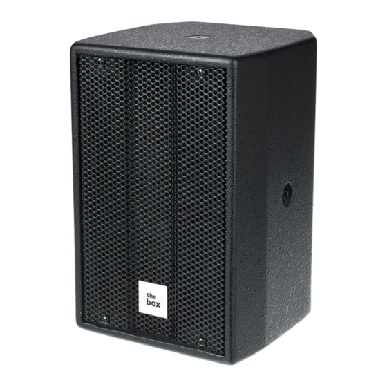thomann the boxpro Achat 104 User Manual