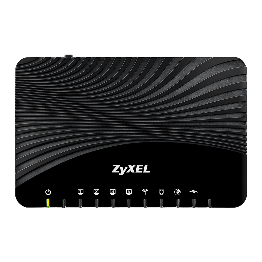 ZyXEL Communications VWG1312-B10A User Manual