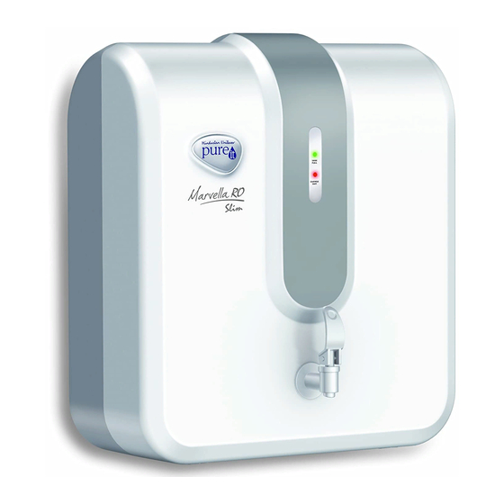 Pureit Marvella RO Slim Instruction Manual
