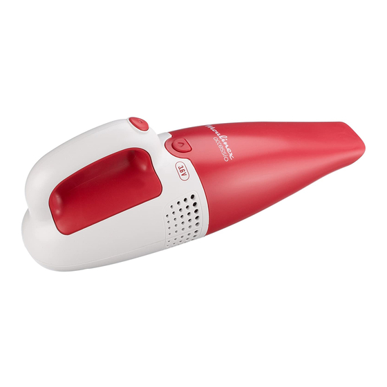 Moulinex HAND-HELD VACCUUM CLEANER Manual