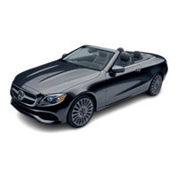 Mercedes-Benz E-Class Convertible Operator's Manual