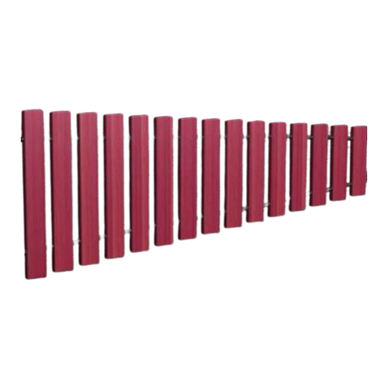 Percussion Play Wall Marimba Installation Instructions