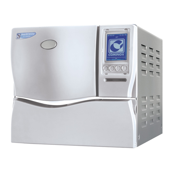 COMINOX Sterilclave 6 B Speedy Use And Maintenance Manual