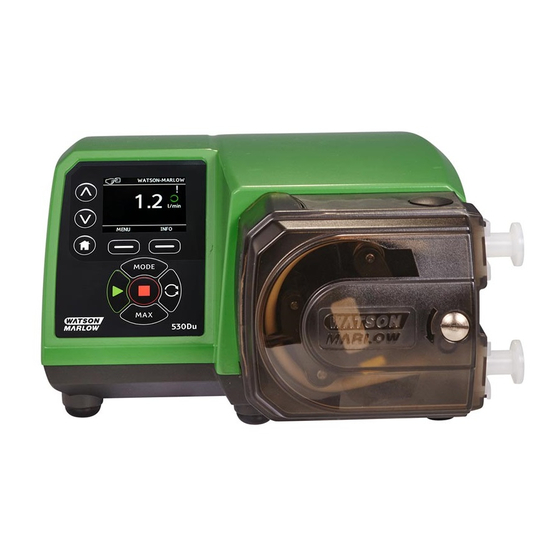 User Manuals: Watson Marlow Pumps 500 Series Pump