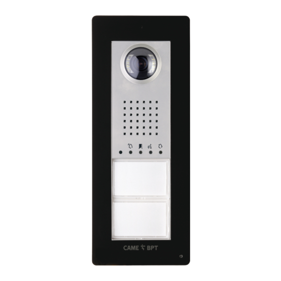 CAME BPT THANGRAM Configuration Manual