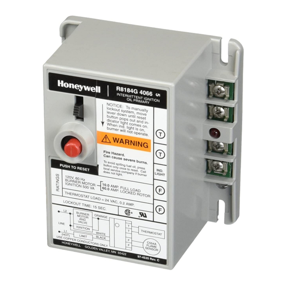 Honeywell R8184N Manual
