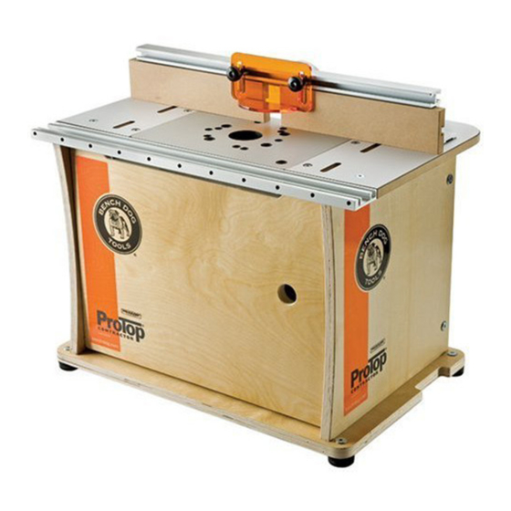 Bench Dog Tools Pro-Builder Series Owner's Manual