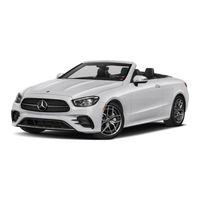 Mercedes-Benz E-Class Convertible Operator's Manual