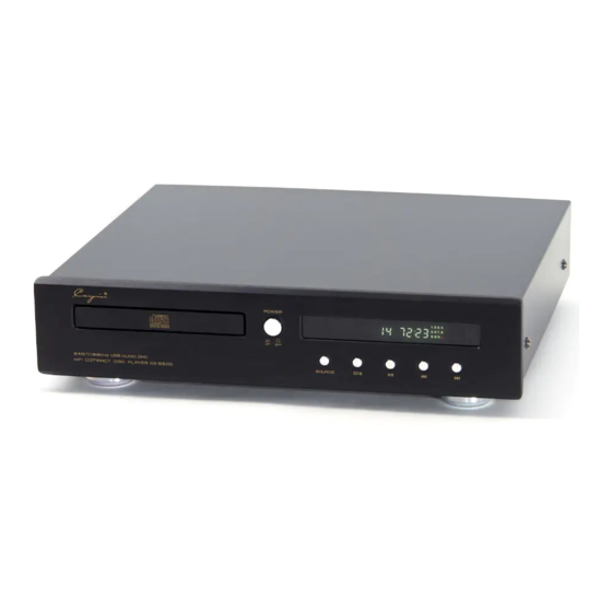 Cayin CS-55CD Manual