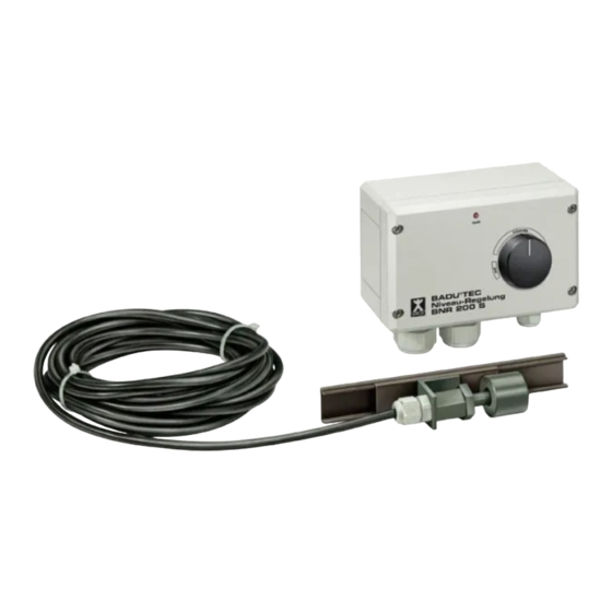 bsw BADU BNR 200 S Manuals