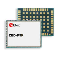 Ublox ZED-F9R Integration Manual