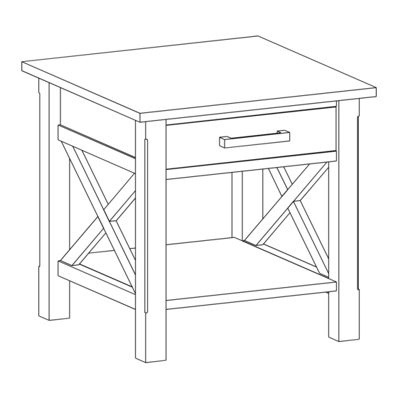SIMPLIHOME brooklin+max WyndenHall 3AXCRGL002-FG Assembly Instructions Manual