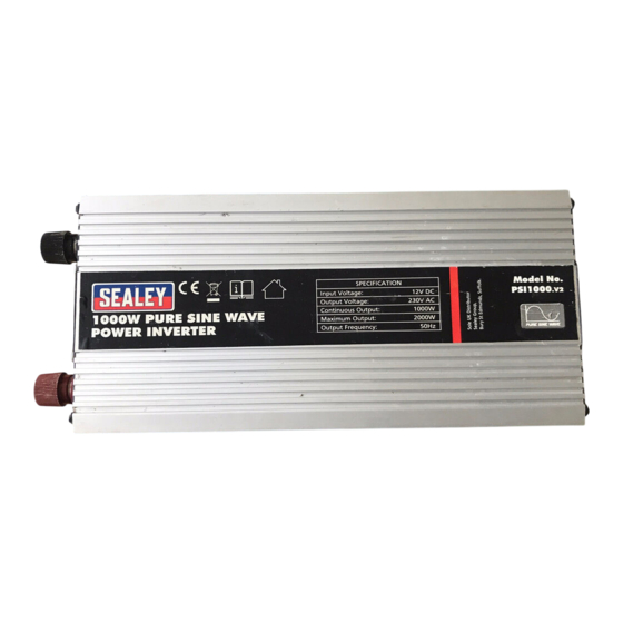 Sealey PSI300.V3 Manual
