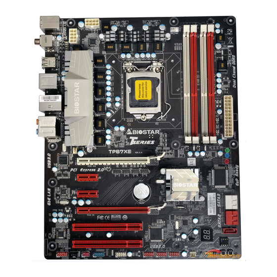 Biostar TP67XE - BIOS Manual