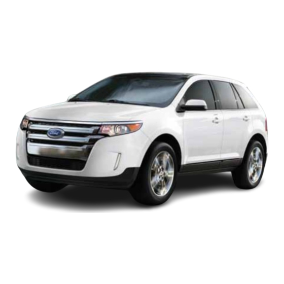 Ford Edge Quick Reference Manual