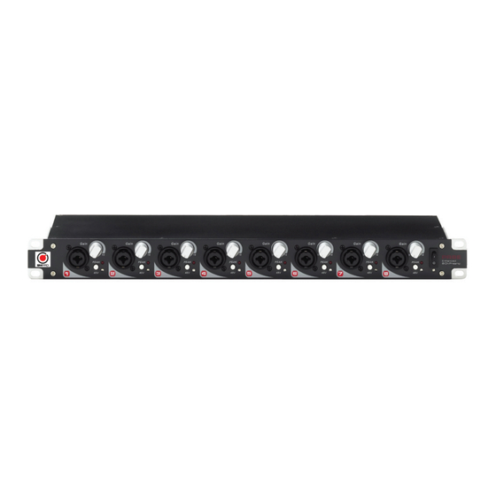 SM Pro Audio PR8E Operating Manual