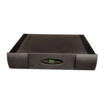 Perreaux Power amplifier E160 Owner's Manual