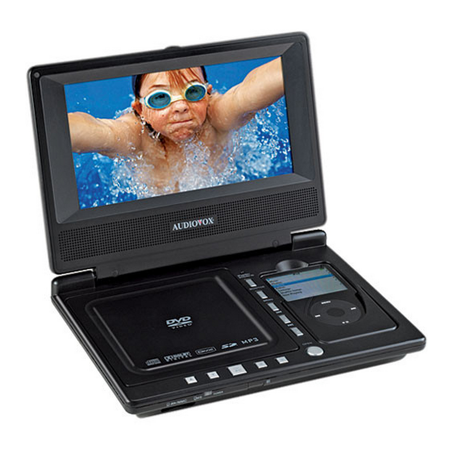 Audiovox D8000IP Instruction Manual