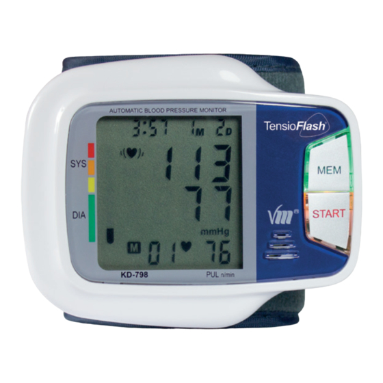 VISIOMED TensioFlash KD-798 User Manual