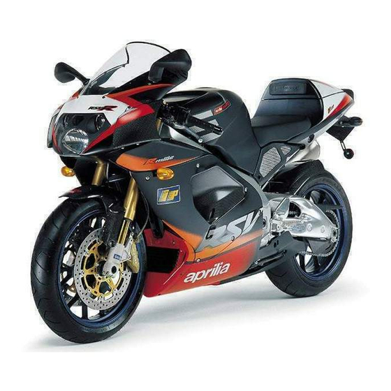 APRILIA RSV mile Use & Maintenance Book
