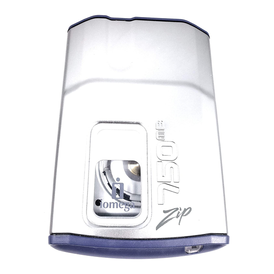 Iomega Zip 750MB User Manual