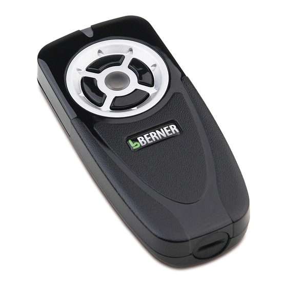 Berner BDS150 Operating Instructions
