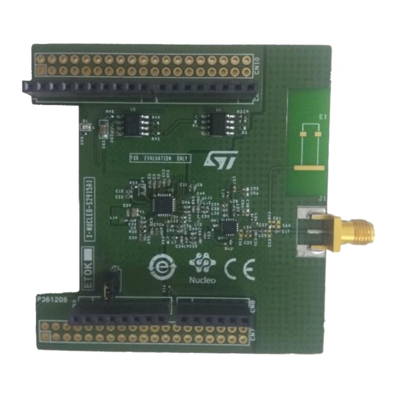 ST X-NUCLEO-S915A1 User Manual