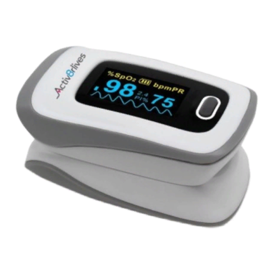Activ8rlives Pulse Oximeter2 Bluetooth Manual