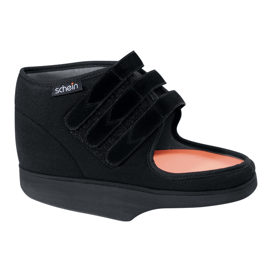 Schein Post-On-Schuhe Directions For Use Manual