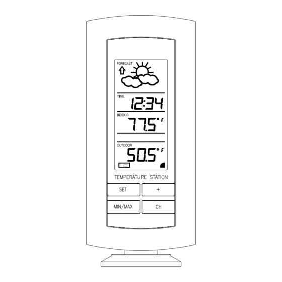 La Crosse Technology WS-7208TWC Instruction Manual
