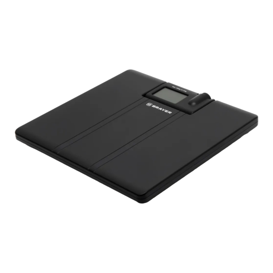 User Manuals: BRAYER BR3736 Electronic Personal Scale