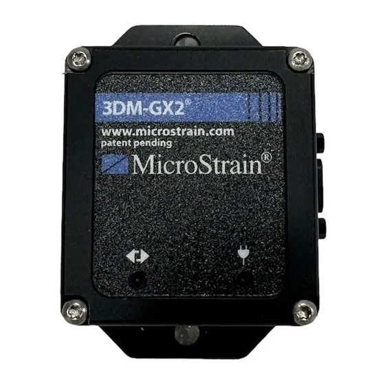 MicroStrain Inertia-Link 3DM-GX2 Technical Notes