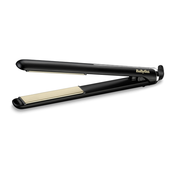 BaByliss SMOOTH CERAMIC 230 STRAIGHTENER Manual