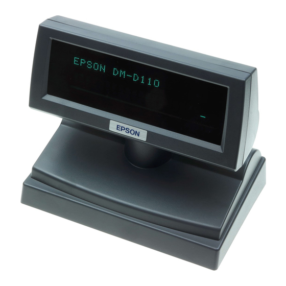 Epson DM-D110 Technical Reference Manual