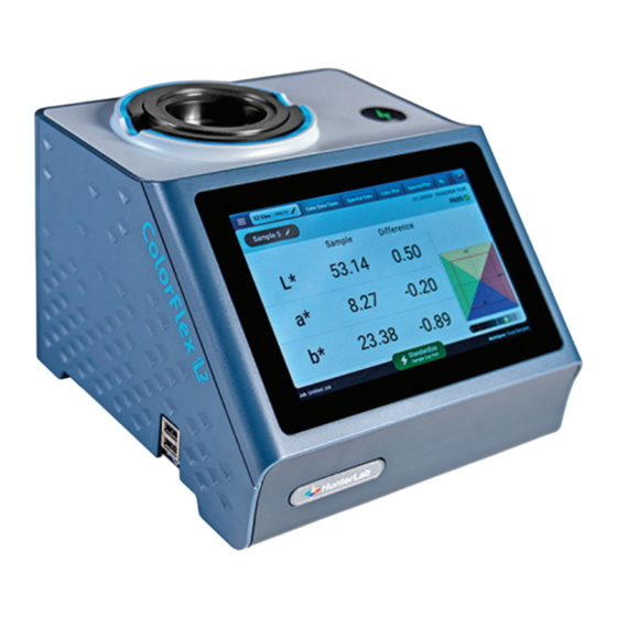HunterLab ColorFlex L2 Quick Start Manual