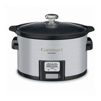 Cuisinart PSC-350 - 3.5-qt. Programmable Slow Cooker Instruction Booklet