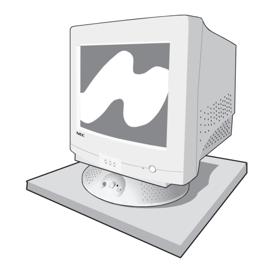 NEC Monitor Quick Start Manual