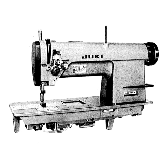 JUKI LH-512 Manuals