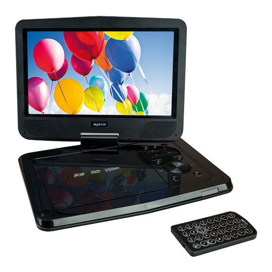 User Manuals: MAXTEK 73848 Portable DVD Player