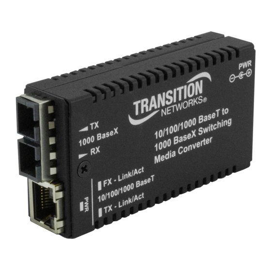 Transition Networks M/GE-PSW-LX-01 User Manual