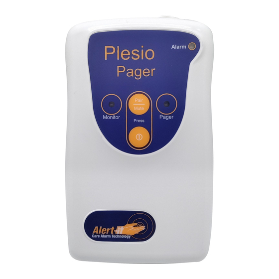 Alert-it Plesio Pager Manuals