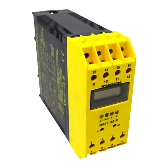 turck MK21-122Ex0-R Manual