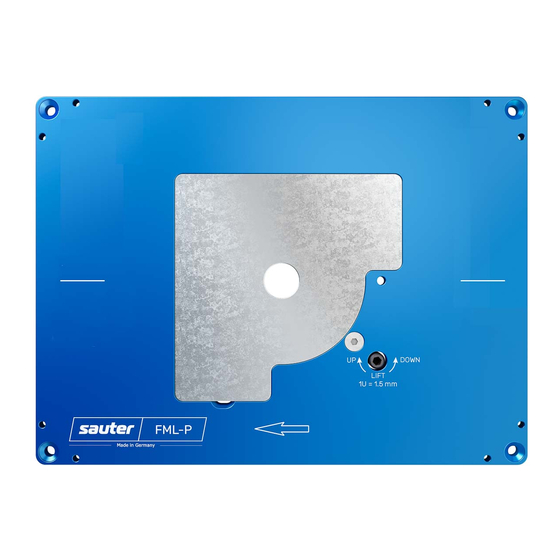 sauter ELP1.0 Quick Start Manual