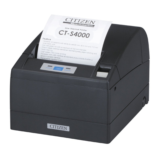 Citizen CT-S4000 User Manual