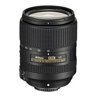 Nikon AF-S DX NIKKOR 18-300mm f/3.5-5.6G ED VR User Manual