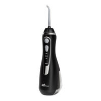Waterpik waterflosser Cordless Advanced 2.0 WP-582 Quick Start Manual
