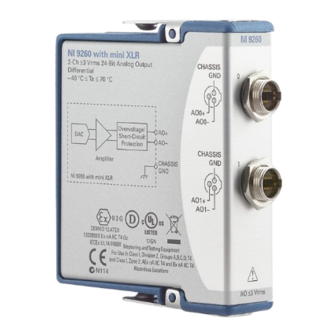 National Instruments NI 9260 Getting Started Manual